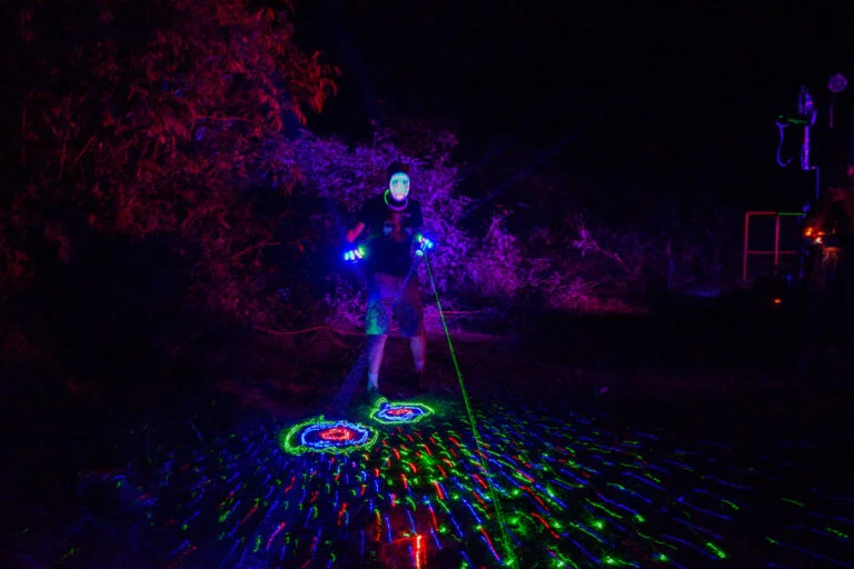 Farm Rave lasers