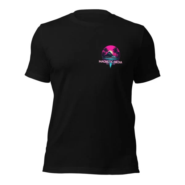 Magnetic Media Logo on Left Chest Unisex T-shirt