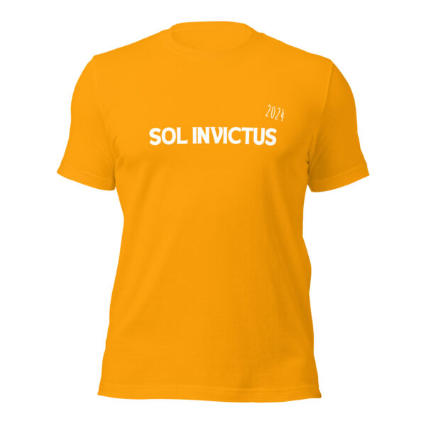 Sol Invictus 2024 Unisex T-shirt front gold