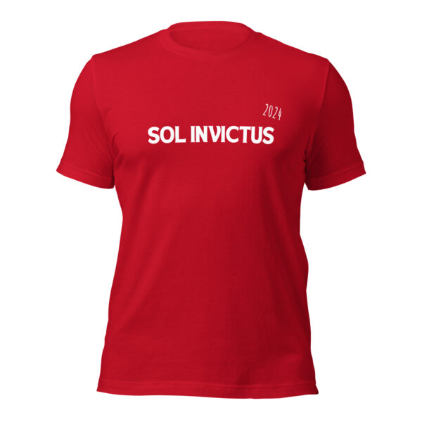 Sol Invictus 2024 Unisex T-shirt front red