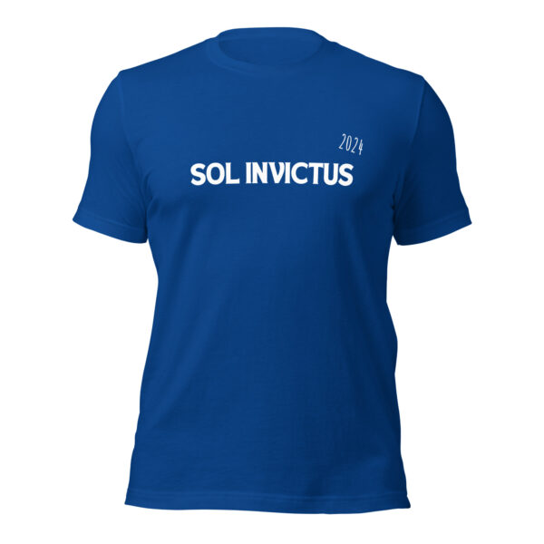 Sol Invictus 2024 Unisex T-shirt front blue