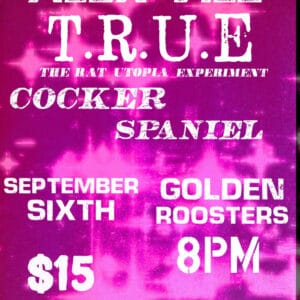 Punk show live music on September 6th 2025 at Golden Roosters Underground by Magnetic Media